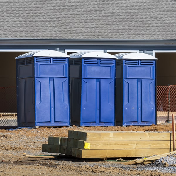 what is the maximum capacity for a single porta potty in Emigrant MT